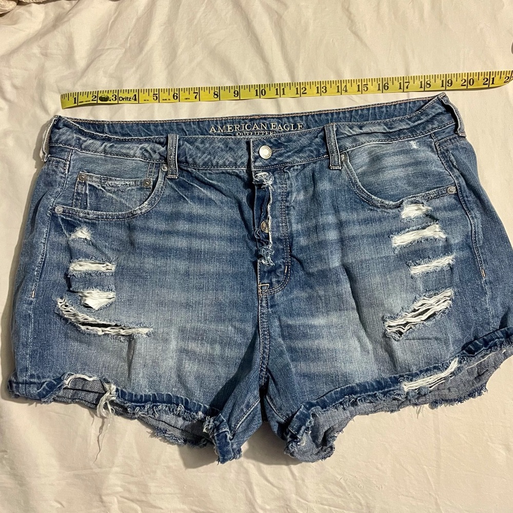 American Eagle Distressed Jean Shorts